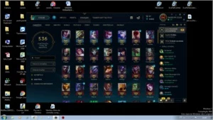 conta lol com bastante skin, barata, com todos os champs - League of Legends
