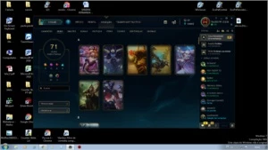 conta lol com bastante skin, barata, com todos os champs - League of Legends