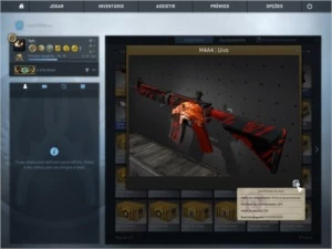 M4a4 | Uivo Nova De Fabrica - Counter Strike CS