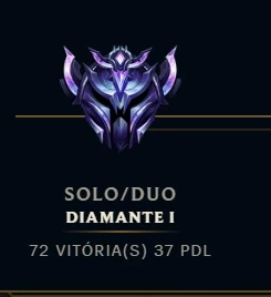 Conta diamante 1 - League of Legends LOL
