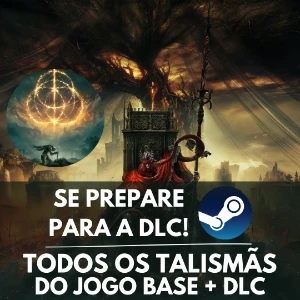 Todos os Talismãs do Jogo Base e DLC - Elden Ring PC STEAM