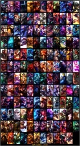Conta em League Of Legends Gold V com 143 skins LOL