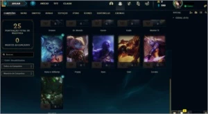 CONTA OURO1 QUASE TODOS ADCs - League of Legends LOL