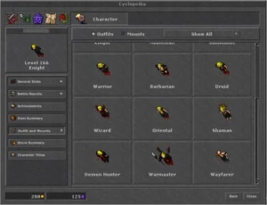 ELITE KNIGHT LEVEL 166 - GENTEBRA - Tibia