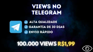 [Menor Preço]✨Visualizações No Telegram 100K Por R$1,99 - Redes Sociais
