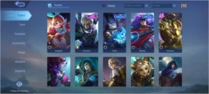Mobile Legends: Bang Bang - Conta com 51 Heróis e 80 Skins