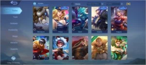 Mobile Legends: Bang Bang - Conta com 51 Heróis e 80 Skins