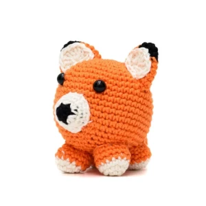 Raposa Bola Amigurumi Artesanal para Bebê - Artesanato e Personalizados