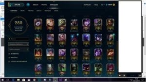 CONTA LEAGUE OF LEGENDS RANKED COM SKIN DJ SONA LOL