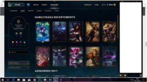 CONTA LEAGUE OF LEGENDS RANKED COM SKIN DJ SONA LOL