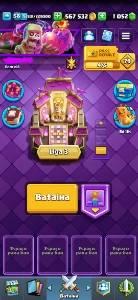 Conta Clash Royale