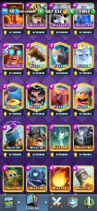 Conta Clash Royale