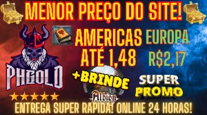 PRATA ALBION ONLINE - ENTREGA IMEDIATA - MENOR PREÇO DO SITE