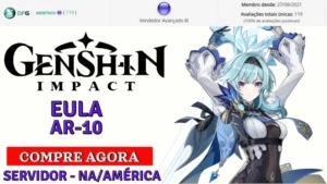 ✨GENSHIN IMPACT - CONTA COM EULA 5⭐ AR10 ✨