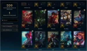 CONTA MESTRE TOP 1 EZ MUNDO - League of Legends LOL