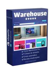 Tema Warehouse Shopify + Chave de Ativação - Sites, Lojas e Sistemas Prontos Sites e Scripts