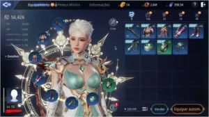 CONTA MIR4 LVL 55 COM 56K PODER