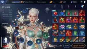 CONTA MIR4 LVL 55 COM 56K PODER