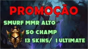 CONTA LOL SMURF | GOLD 4 | 50 CHAMP | 13 SKINS - League of Legends