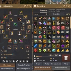 Conta Black Desert, personagens 60+, skins, mid game