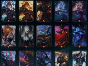 conta lol com 637 skins - League of Legends