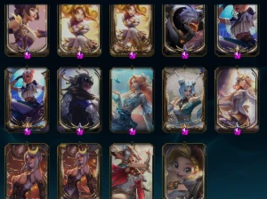 conta lol com 637 skins - League of Legends