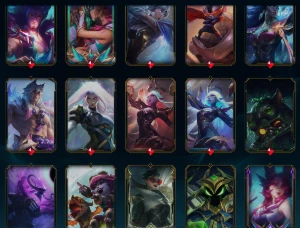 conta lol com 637 skins - League of Legends