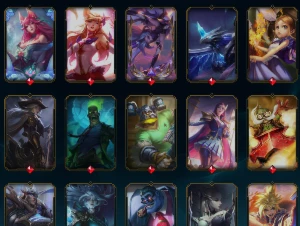 conta lol com 637 skins - League of Legends