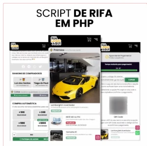 Script Rifa 12.0 em php / Laravel – Sistema completo