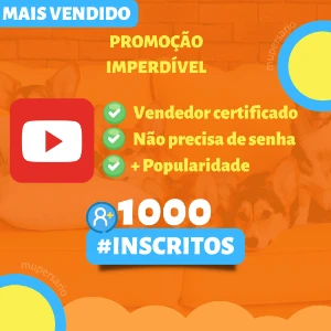 Pack 1K Inscritos No Youtube Promoção !!