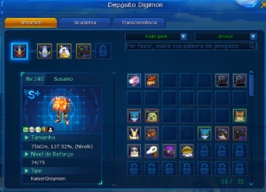 Conta Ladmo Jump Shin Mid-Game - Digimon Masters Online