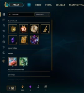 Conta Platina League of Legends LOL