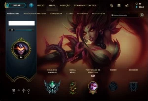 Conta Platina League of Legends LOL