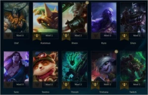 Conta Platina League of Legends LOL