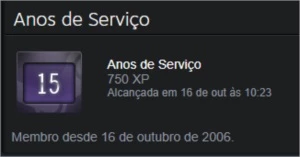 Conta Steam prime 15 anos de serviço lealdade 5 10 anos - Counter Strike CS