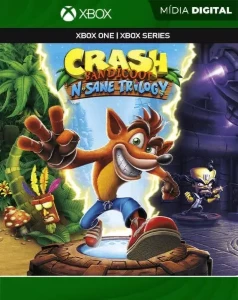 Crash Bandicoot N. Sane Trilogy – Xbox One / XS – Mídia Digi - Outros