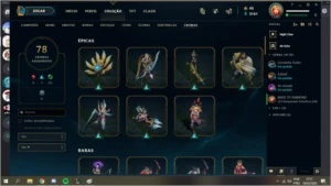 Conta lol Prata 1 231 Skins - League of Legends
