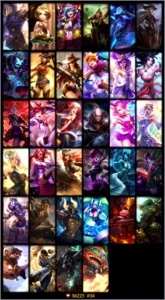 CONTA LOL: COM 35 SKINS - 76 CHAMPIONS - BORDA PLATINA - League of Legends