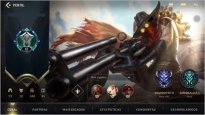 ESMERALDA I + 10 SKINS + 250 WLD CORES + 23 CAMPEÕES + PASSE - League of Legends: Wild Rift LOL WR