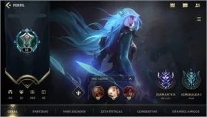 ESMERALDA I + 10 SKINS + 250 WLD CORES + 23 CAMPEÕES + PASSE - League of Legends: Wild Rift LOL WR