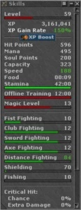 RP LVL 58, EK 28, MS 15Relembra - Tibia