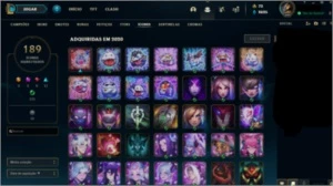 Conta League Of Legends - Platina |nível 250 |283 skins LOL