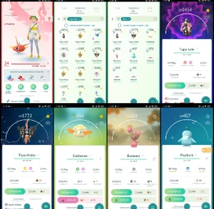 Pokémon GO Level 24 com 11 Lendários + 8 Shiny | PK03
