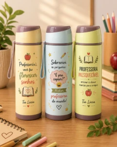 Garrafa de Vidro Ecoline 500ml Personalizada