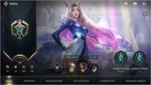 MAIN ADC: ESMERALDA III + 13 SKINS + 35 CAMPEÕES - League of Legends: Wild Rift LOL WR