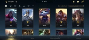 Conta de League of Legends/ Wild Rift LOL