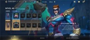 WILD RIFT GRÃO MESTRE; {4LENDÁRIAS}; PASSE ON; 33 SKINS - League of Legends: Wild Rift LOL WR
