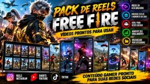 Pack De Reels Free Fire — Conteúdo Gamer Pronto Para Usar! - Vídeos e Cortes Cortes Virais