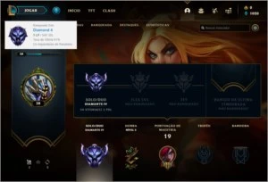 Conta platina 1 BARATA com 1 skin e 28 champs - League of Legends LOL