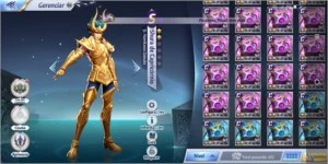 conta saint seiya awakening com Arayashiki e Shion SSA